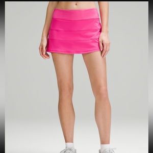 Lululemon Pace Rival Tennis Skirt Pink (standard length)